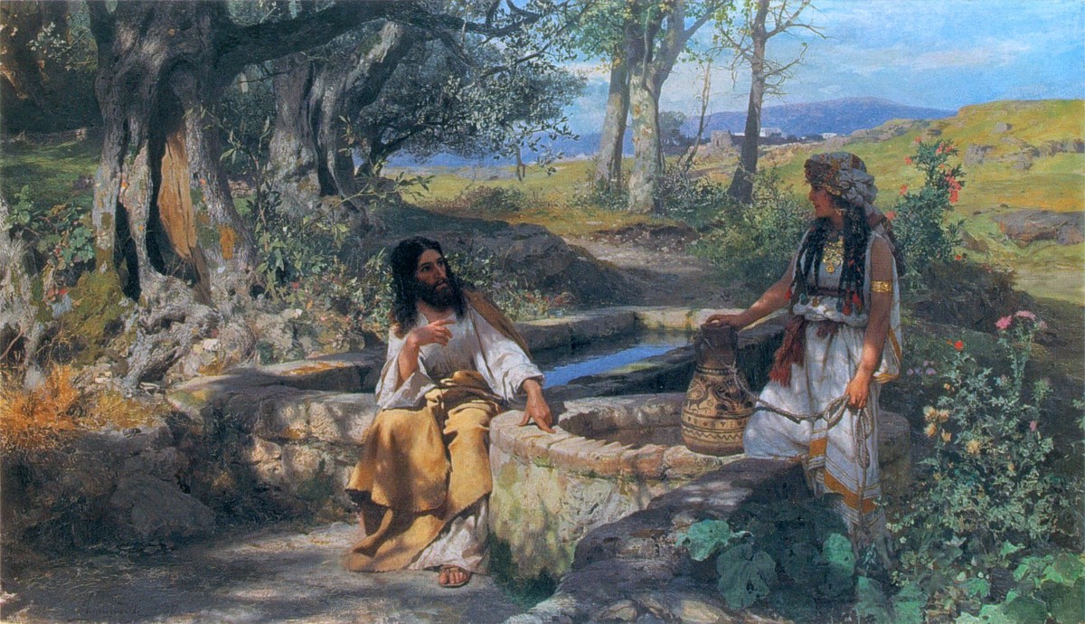 The Woman at the Well. In the Gospel of John, Jesus revealed… | by Angela  N. Meyer | Challenging Theology | Medium
