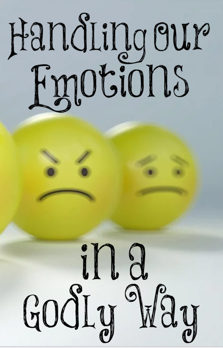 7--Our Emotions handled in Godly way